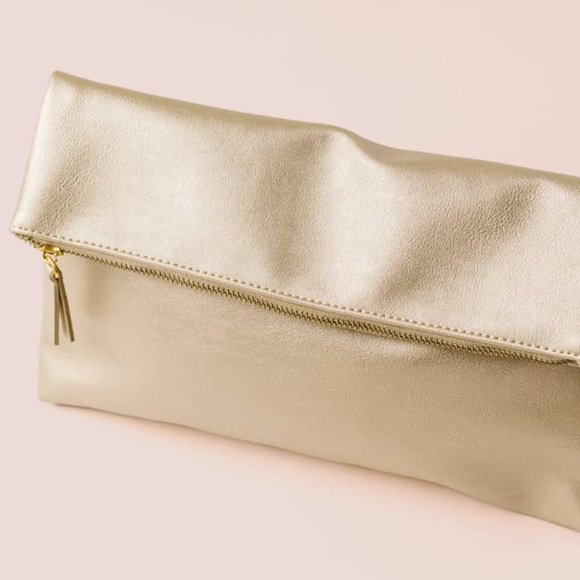 FAWN DESIGN: FOLDOVER CLUTCH - Picture 1 of 2